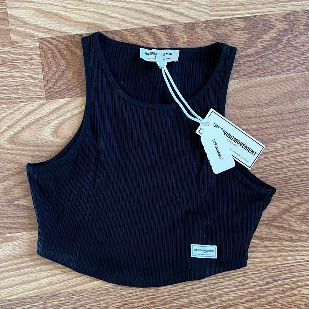 Fitted Black Tank